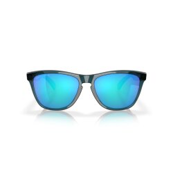 Oakley Frogskins Sonnenbrille Crystal Black Prizm Sapphire Irid Polar