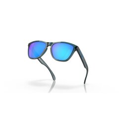 Oakley Frogskins Sonnenbrille Crystal Black Prizm Sapphire Irid Polar