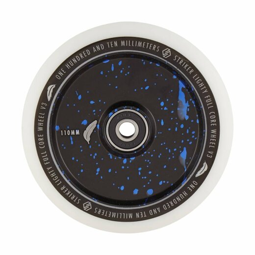 Striker Lighty Fullcore Wheels White V3 Splash Black/Blue