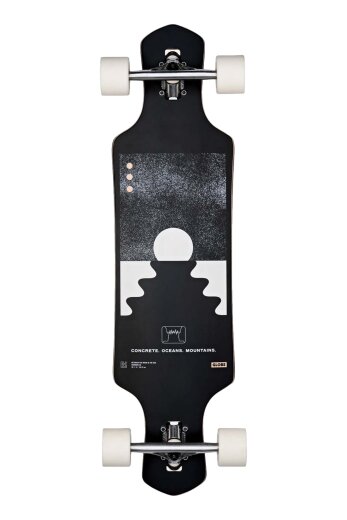 Globe Geminon 35" Longboard Komplettboard Tidal Force Black