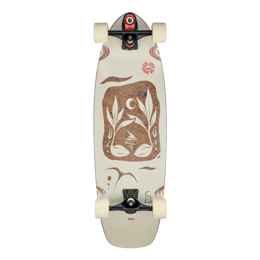 Globe Zuma Surfskate Komplettboard Coconut  / Niu Voyager