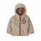 Patagonia Baby Retro-X Hoody Natural w/Burl Red