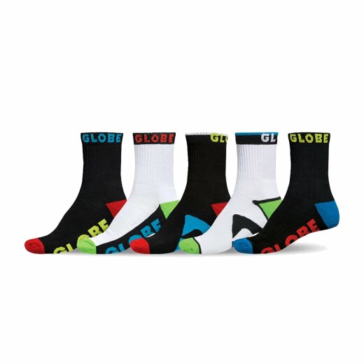 Globe Youth Destroyer Crew Socks 5 Pack