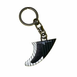 FCS 2 Fin Key Ring Schlüsselanhänger PC Finne Black 2023