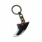 FCS 2 Fin Key Ring Schlüsselanhänger PC Finne Black 2023 Accelerator (rot)