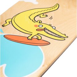 Nemo Boards Corkgrip Kids Skateboard Mina Cruiser Croco 28"