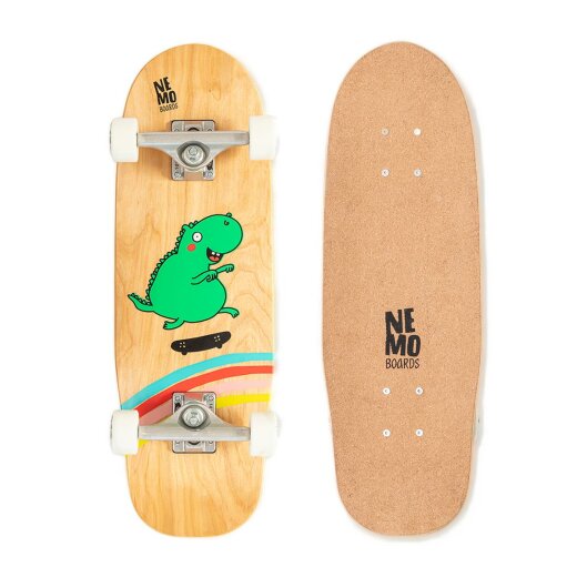 Nemo Boards, CorkgripKids Skateboard Mari, Dino - 24.75"