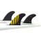 FUTURES Thruster Fin Set P4 Alpha SMALL