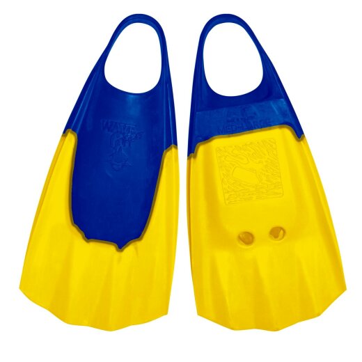 Bodyboard Flossen WAVE GRIPPER XL 47-48  Blau Gelb