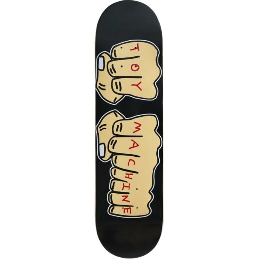 Toy-Machine Skateboarddeck Fists 8.25" Black