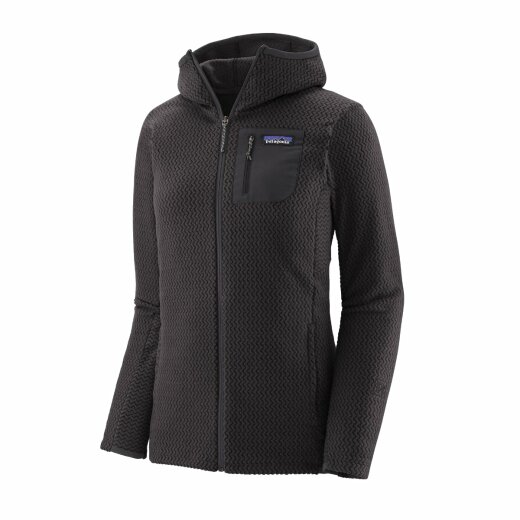 Patagonia Womens R1 Air Full-Zip Hoodie Black