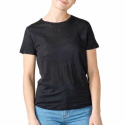 Klitmoller Collective Rikke Linen Tee Black M