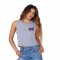 Salty Crew Seventies Crooped Tank Atheltic Heather 