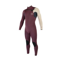 Soöruz Fighter Chestzip 4/3 Neoprenanzug Wine