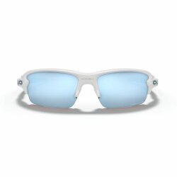 Oakley Flak XS Youth Polished White Prizm Deep Water Polarized