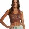 Roxy Vintage Lace Tank Root Beer