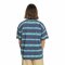 Quiksilver Take Us Back SS Jaquard Tee Crown Blue Heritage Stripe