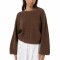 Rhythm. Classic Knit Jumper Pullover Chocolate