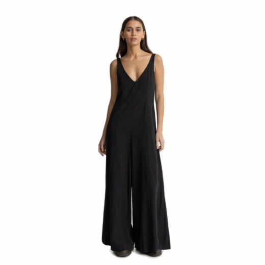 Rhythm. Kiki Wide Leg Jumpsuit Black