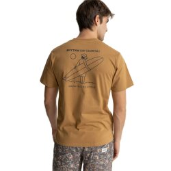 Rhythm. Lull SS T-Shirt Camel