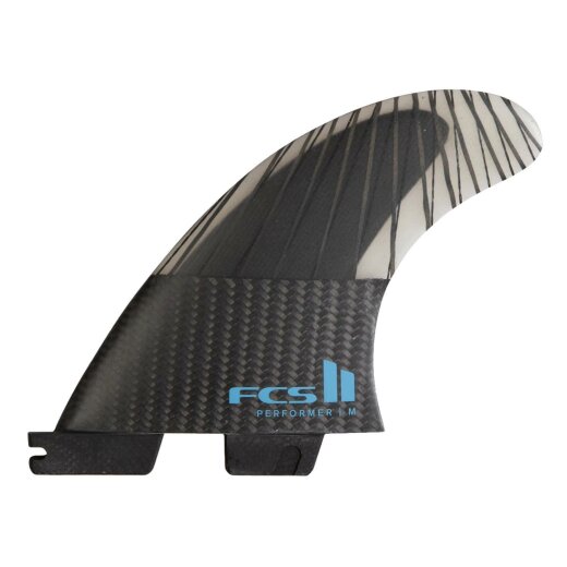 FCS 2 Performer PC Carbon Tri Fins (S) Tranquil Blue