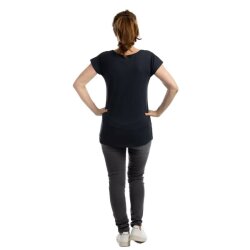 Zerum Frauen T-Shirt Lea Navy Sardinen