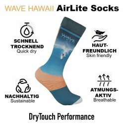 Wave Hawaii AirLite Socks D3