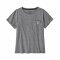 Patagonia Ws Climb Bloom Pocket Responsibili-Tee Gravel Heather