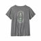 Patagonia Ws Climb Bloom Pocket Responsibili-Tee Gravel Heather M