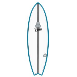 Surfboard CHANNEL ISLANDS X-lite PodMod 6.6 Blau