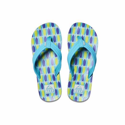 reef Kids Ahi Zehentrenner Blue Fish