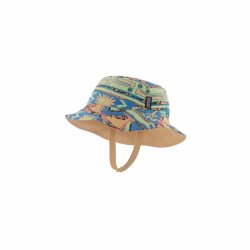 Patagonia Baby Sun Bucket Hat High Hopes Geo: Salamander...