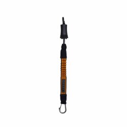 Mystic Kite Safety Leash Short Black Orange