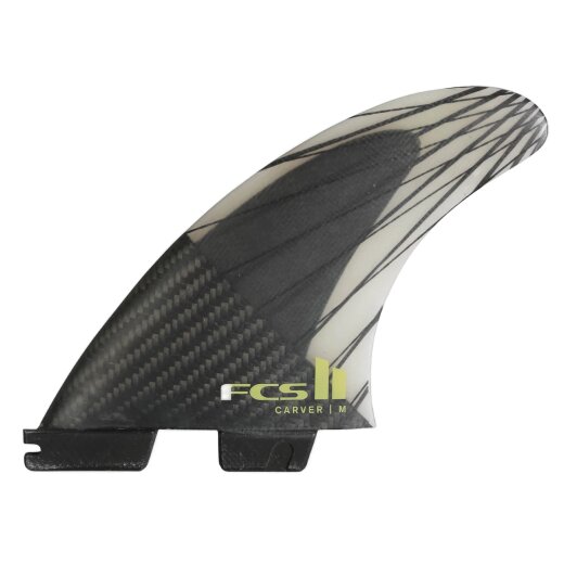 FCS 2 Carver PC Carbon Tri Fin Set Retail (M) Eucalyptus