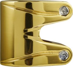 Striker Essence Double V2 Stunt Scooter Clamp Gold Chrome