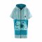 Wave Hawaii Poncho Flyh Zip Bademantel Umkleide