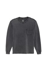 Katin Base Long Sleeve Tee Black Sand Wash