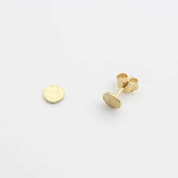 Jewelberry Stecker Tiny Shell vergoldet