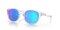 Oakley Latch Sonnenbrille Matte Clear Prizm Sapphire Polarized