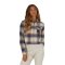 Salty Crew Stay Golden Crop Flannel Hemd Natural