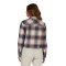 Salty Crew Stay Golden Crop Flannel Hemd Natural