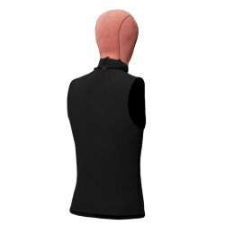 Mystic Neoprene Top with Hood Black 3/2mm