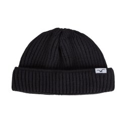 Cleptomanicx Storm Short Beanie Black