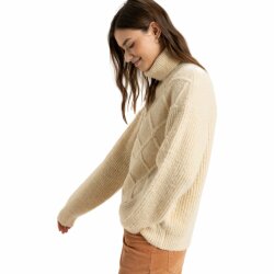 Roxy Picture Moment Rollkragenpullover Parchment