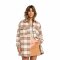 Roxy Check The Swell Hemdjacke Parchment Paradise Plaid