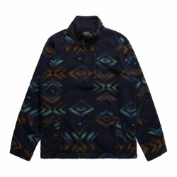 Billabong Boundary Mock Neck Fleece Pullover Navy