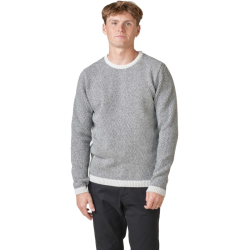 Klitmoller Collective Keld Knit Strickpullover Pastel Grey / Black