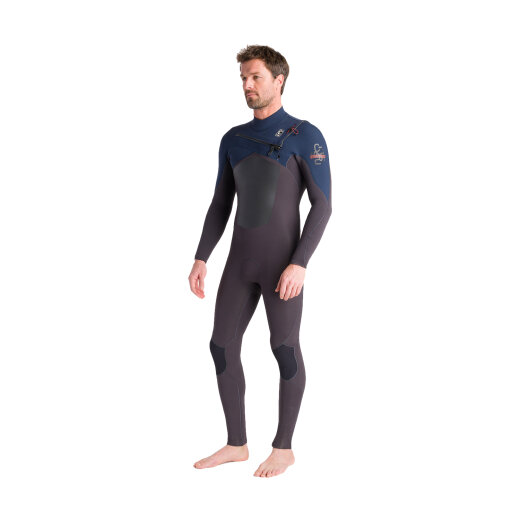 C-Skins NuWave ReWired 5/4 Frontzip Neoprenanzug Blue/Charcoal