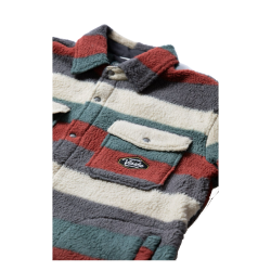 Vissla Peaks Sherpa Eco Woven Fleece Hemd Fired Brick