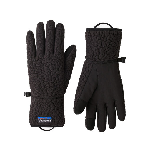 Patagonia Retro Pile Gloves Handschuhe Black